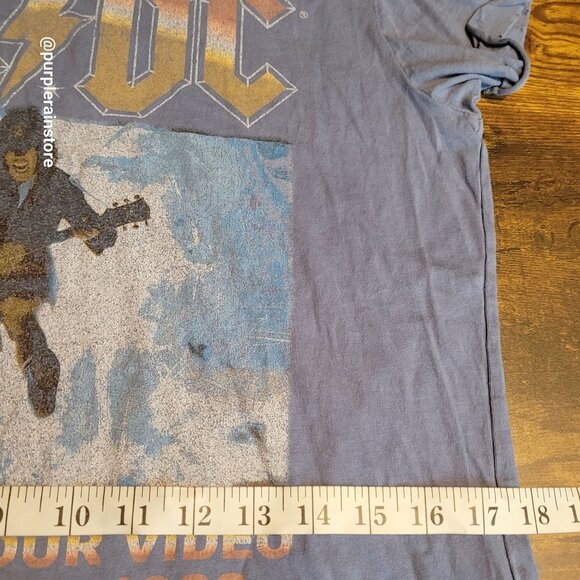 Recycled Karma ACDC Band 1998 World Tour T Shirt M Blow Up Your Video - Picture 7 of 9